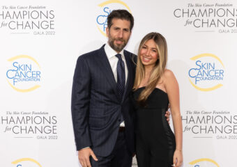 image of Alexis Schweitzer and her father, Adam, at the 2022 Champions for Change Gala