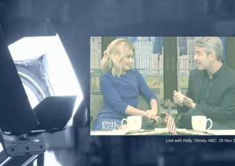 Andy Cohen Kelly Ripa discussing Melanoma