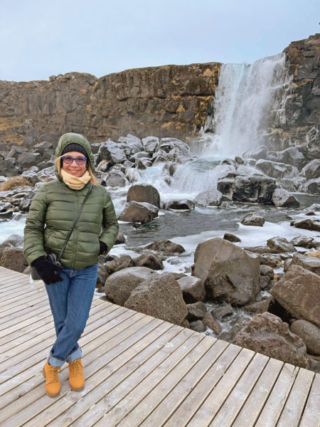 Picture of an hispanic woman in Iceland. Daisy Justo The Skin Cancer Foundation