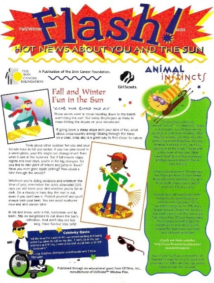 girl scouts sun safety magazine