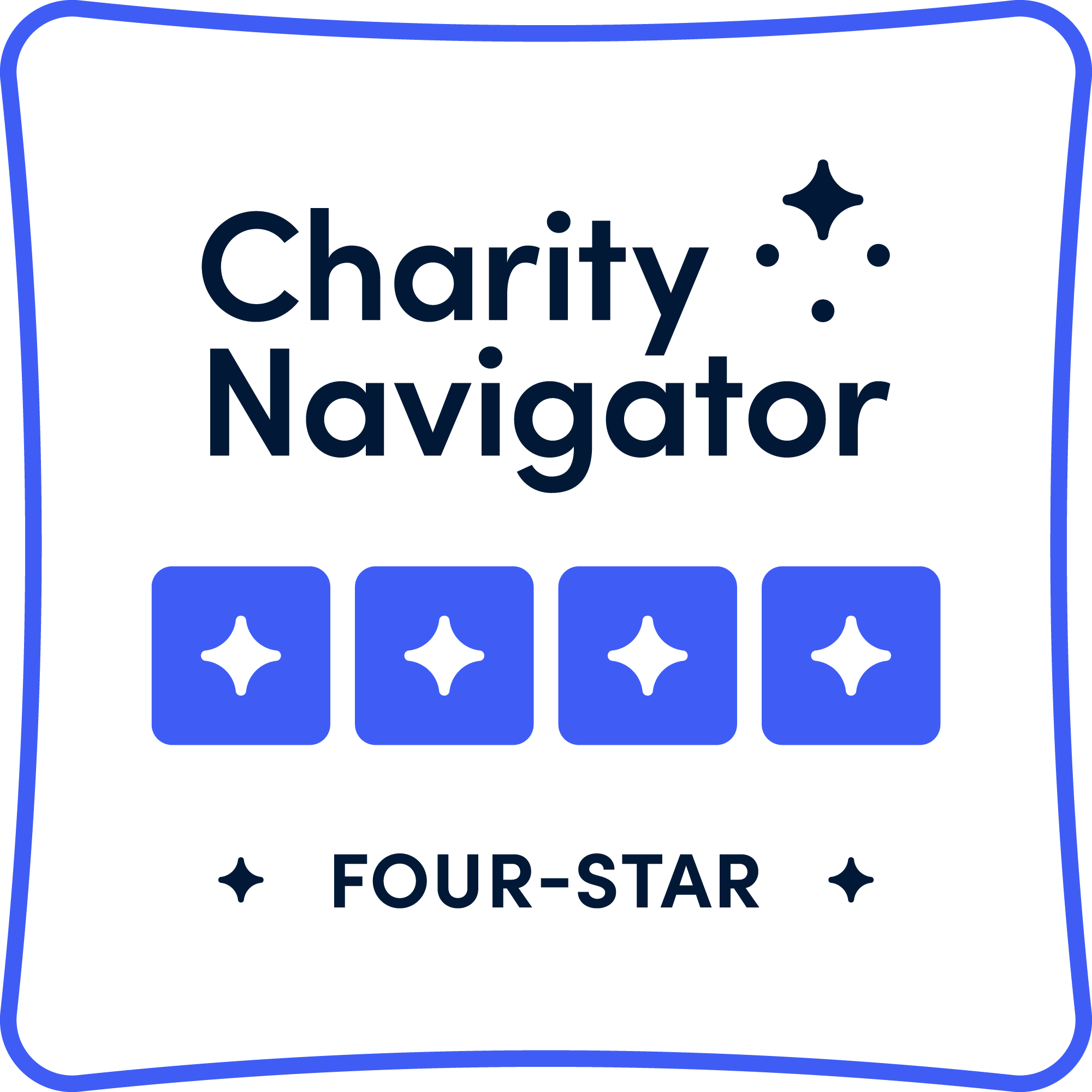 Charity Navigator Vier-Sterne-Wohltätigkeitsorganisation