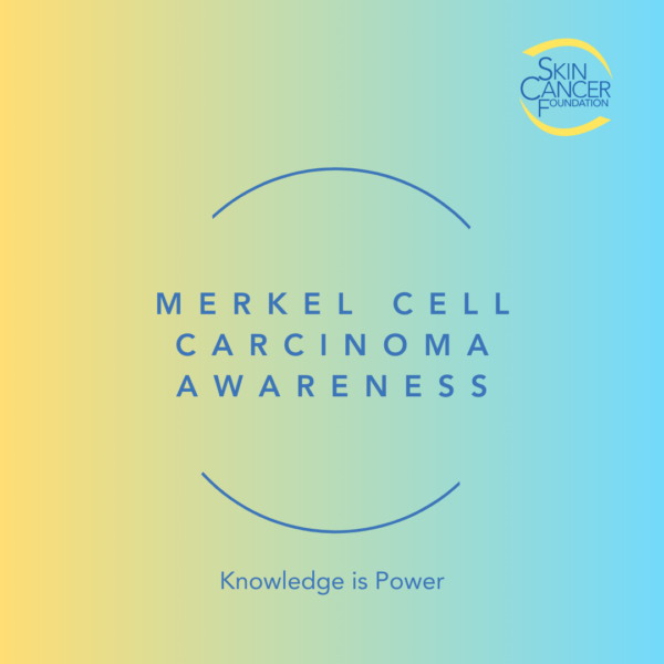 Merkel cell carcinoma awareness badge