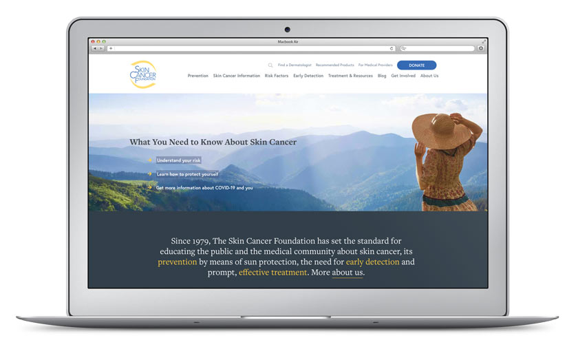 SkinCancer.org-Website-Mockup