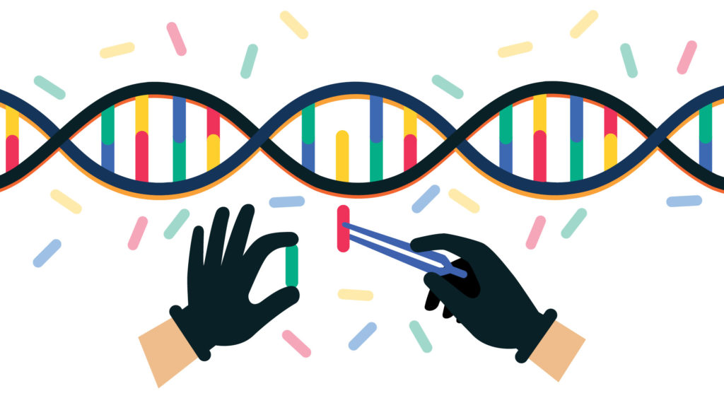 Illustration of DNA. The Skin Cancer Foundation. Gut melanoma