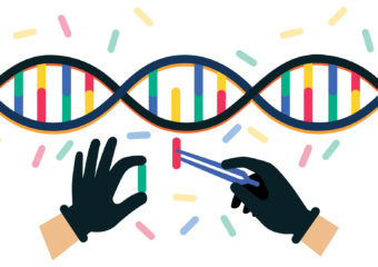 Illustration of DNA. The Skin Cancer Foundation. Gut melanoma