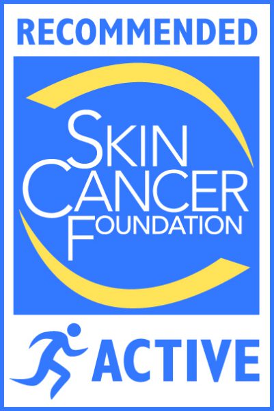Skin Cancer Foundation Empfehlungssiegel Active Logo Farbe
