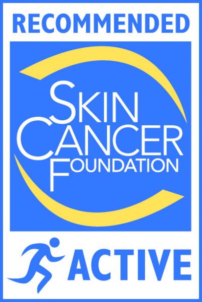 Skin Cancer Foundation Sello de recomendación Logo activo color