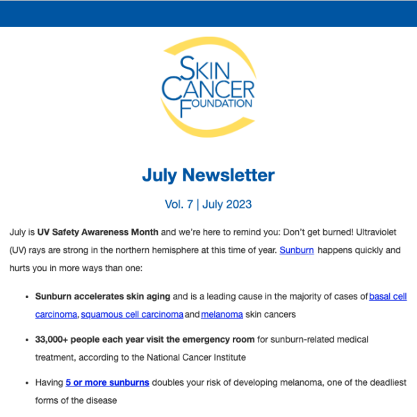 Publications The Skin Cancer Foundation
