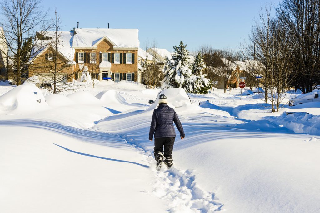 Même les jours de neige sont des jours de soleil