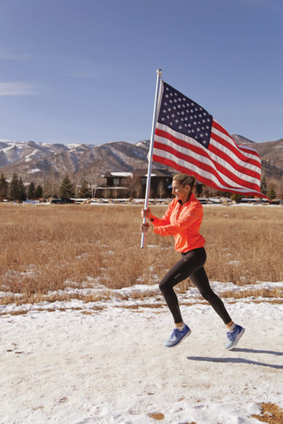 Summer Sanders running