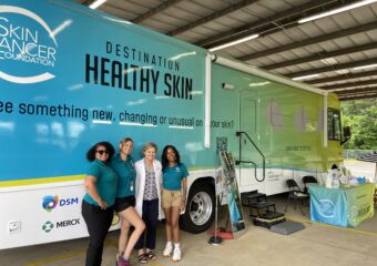 So far, our incredible event staff and committed volunteer dermatologists have facilitated and performed over 281 skin cancer screenings. During 39 hours of screening time, our doctors have identified a total of 41 suspected cancers and precancers, including 11 suspected melanomas – and we’re just getting warmed up!