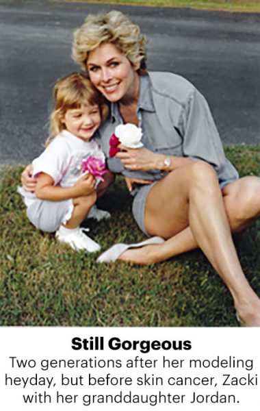 Zacki with her granddaughter